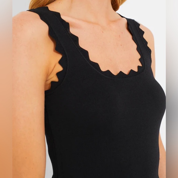 Tuckernuck Black Ric Rack Compression Tank Large - Picture 4 of 7